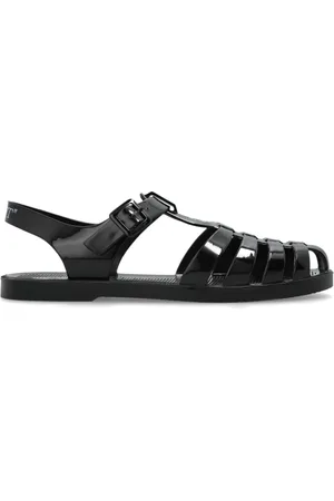 OFF-WHITE Schoenen, Dames, Zwart, 38 EU, Off To Sal Sandalen