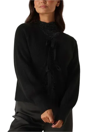 Neo Noir Truien, Dames, Zwart, M, Elegante Gebreide Cardigan