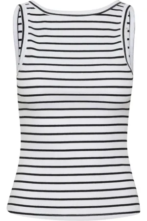 Gestuz Tops, Dames, Veelkleurig, M, Katoen, Omkeerbare Mouwloze Top