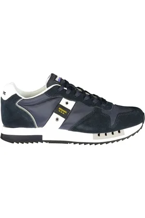 Blauer Schoenen, Heren, Blauw, 41 EU, Tweed, Dynamische Contrast Kant Sneakers