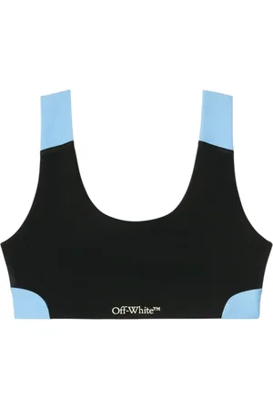 OFF-WHITE Sport, Dames, Zwart, S, Color Block BH