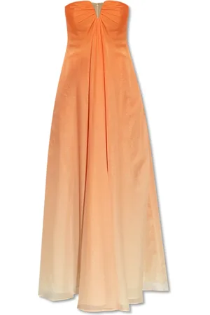 Cult Gaia Kleedjes, Dames, Oranje, 2Xs, Polyester, Jurk Janelle