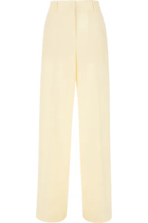Msgm Broeken, Dames, , M, Wol, High-Waist Straight-Leg Tailored Broeken