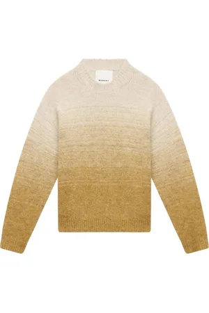 Isabel Marant Truien, Heren, Veelkleurig, S, Gebreide Alpaca Trui met Gradiënt