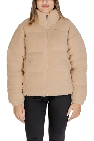 Columbia Jassen, Dames, , L, Nylon, Turtleneck Zip-Up Jas met Zakken