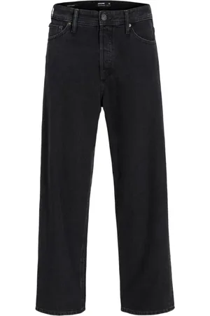 JACK & JONES Jeans, Heren, Zwart, W33 L32, Denim, Heren Originele Denim Jeans