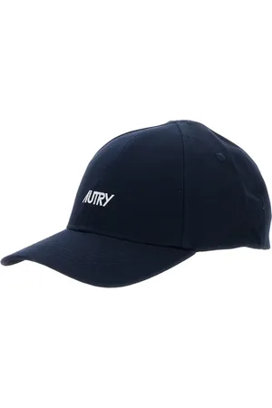 Autry Accessoires, Heren, Blauw, ONE Size, Katoen, Blauwe Baseballpet met Logodetail