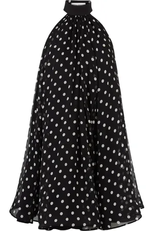 Nina Ricci Kleedjes, Dames, Zwart, 4Xl, Chiffon, Halterneck Mini Jurk met Peplum