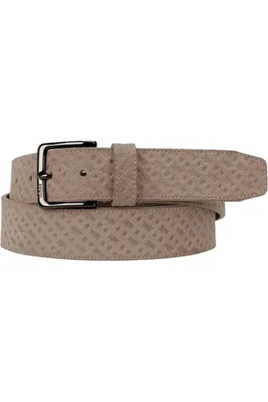 HUGO BOSS Accessoires, Heren, , 110 CM, Suède, Suède Monogram Riem Ronnie-Bmono-Sd