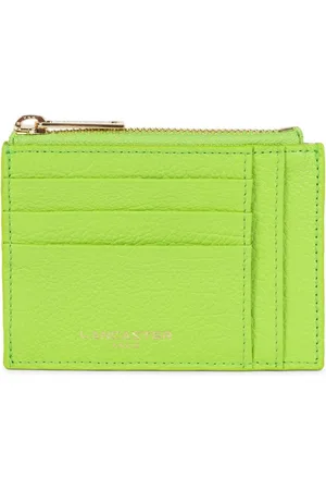 Lancaster Accessoires, unisex, Groen, ONE Size, Leer, Rits Portemonnee Dune