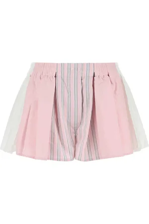 Alexander Wang Korte broeken, Dames, Veelkleurig, M, Oxford Shorts voor Mannen