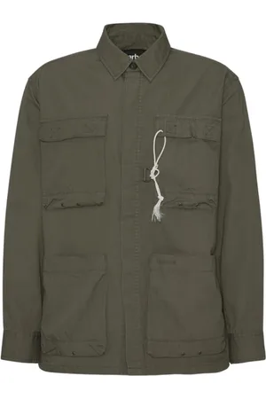 Barbour Jassen, Heren, Groen, 3Xl, Katoen, Ripstop Stof Casual Shirt Groen