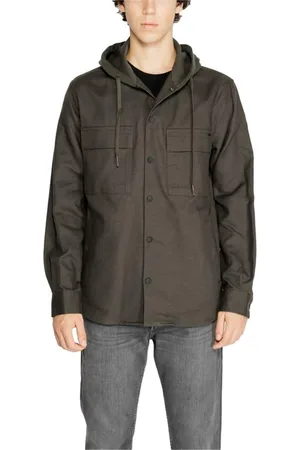 Antony Morato Jassen, Heren, Groen, S, Katoen, Klassiek Katoenen Shirt Heren Collectie