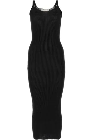 OUR LEGACY Kleedjes, Dames, Zwart, S, Polyester, Zwarte Polyester Jurk