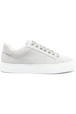 HIDE&JACK Schoenen, Heren, Wit, 44 EU, Croco Low Top Sneakers
