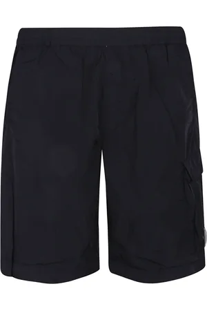 C.P. Company Korte broeken, Heren, Zwart, M, Cargo Shorts voor Mannen