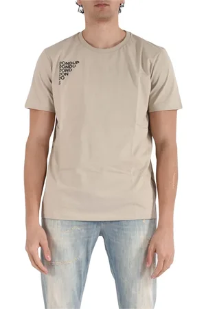 Dondup Tops, Heren, , L, Katoen, Jersey T-shirt met slim fit