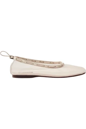 ALOHAS Schoenen, Dames, Wit, 40 EU, Leer, Gill Mesh Ballet Flats