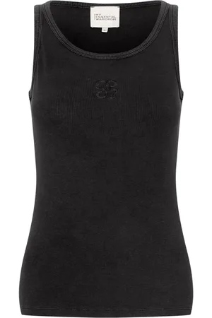 My Essential Wardrobe Tops, Dames, Zwart, S, Katoen, Mouwloze Top