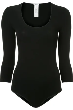Wolford Tops, Dames, Zwart, M, Wol, Lichaam