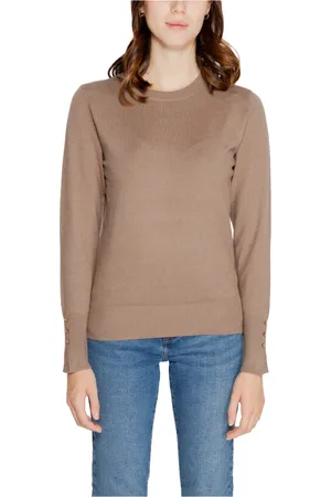 JACQUELINE DE YONG Truien, Dames, , L, Polyester, Gebreide Ronde Hals Trui