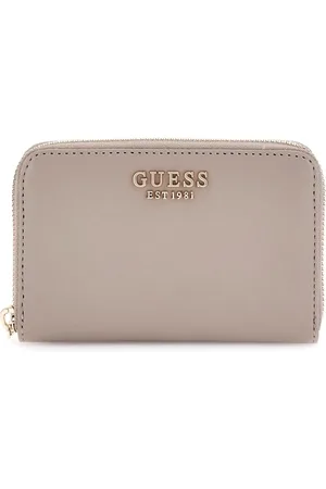Guess Accessoires, Dames, Bruin, ONE Size, Laurel Small Zip Wallet