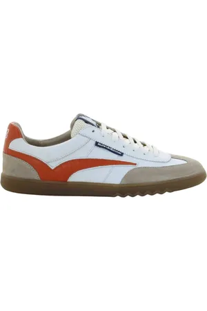 Floris van Bommel Schoenen, Heren, Wit, 46 EU, Oranje Herenschoenen Sfm-10224