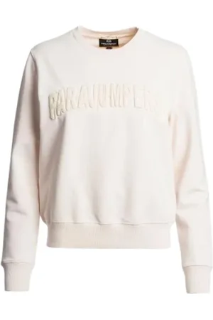 Parajumpers Sweatshirts & Hoodies, Heren, , M, Katoen, Geborduurde Logo Katoenen Dames Trui