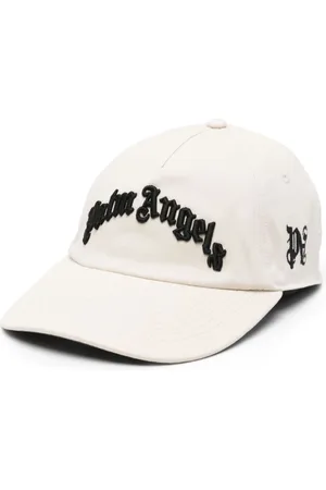 Palm Angels Accessoires, Heren, Wit, ONE Size, Katoen, Stijlvolle Cap