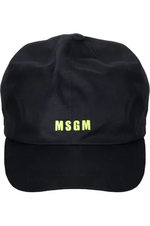 Msgm Accessoires, Heren, Zwart, ONE Size, Katoen, Baseballpet