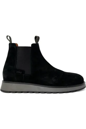 Liu Jo Schoenen, Heren, Zwart, 45 EU, Suède, Beatles Suède Enkellaarsjes
