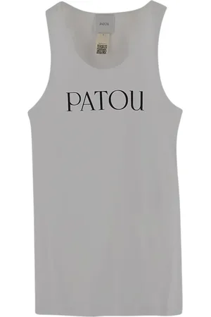 Patou Tops, Dames, Wit, S, Klassieke Tanktop