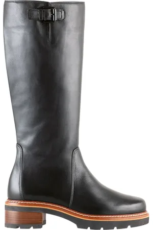 Högl Schoenen, Dames, Zwart, 38 EU, Leer, Krachtige Silhouet Laarzen