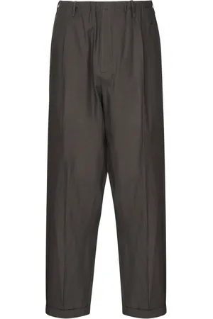 MAGLIANO Broeken, Heren, Bruin, S, Katoen, Bruine Tencel Twill Trekkoordbroek
