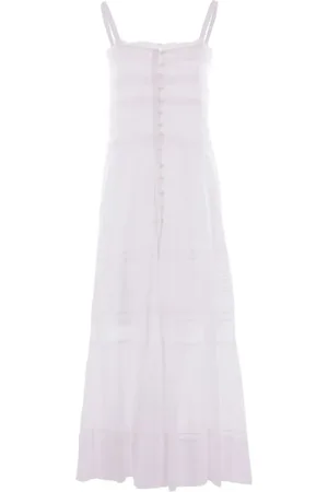 Isabel Marant Kleedjes, Dames, Wit, M, Elegante Divine Jurk voor vrouwen