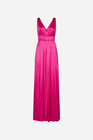 P.A.R.O.S.H. Kleedjes, Dames, Paars, L, Fuchsia Jurk