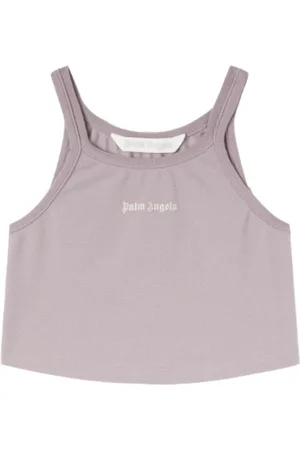 Palm Angels Tops, Dames, Paars, S, Stijlvolle Top