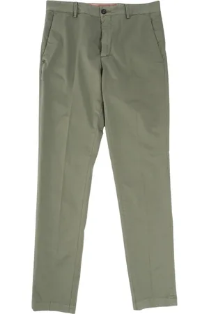 White Sand Broeken, Heren, Groen, L, Katoen, Slim Fit Chino