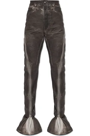 Rick Owens Broeken, Dames, Bruin, W28, Katoen, Broek Bolan Banana