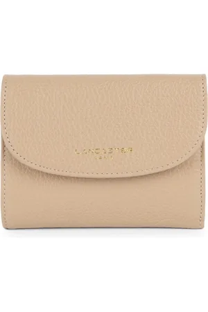 Lancaster Accessoires, Dames, , ONE Size, Leer, Dubbelzijdige Portemonnee met Drukknoopsluiting