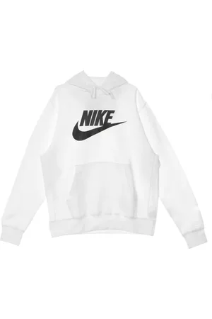 Nike Sweatshirts & Hoodies, Heren, Wit, 3Xl, Katoen, Club Hoodie Pullover