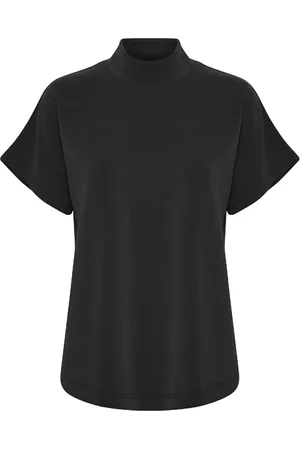 My Essential Wardrobe Tops, Dames, Zwart, XL, Katoen, Mwelle Blouse met Kraag