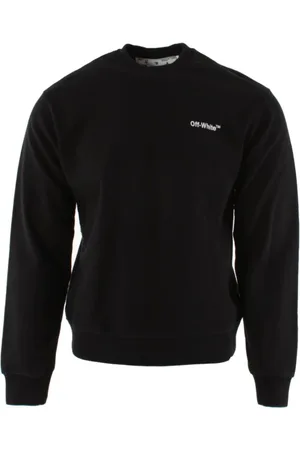 OFF-WHITE Sweatshirts & Hoodies, Heren, Zwart, S, Katoen, Sweater