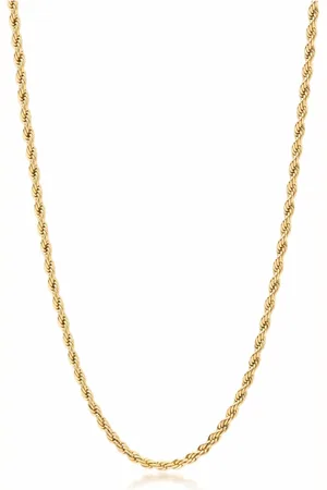 Nialaya Accessoires, Heren, Geel, M, Gouden Touwketting