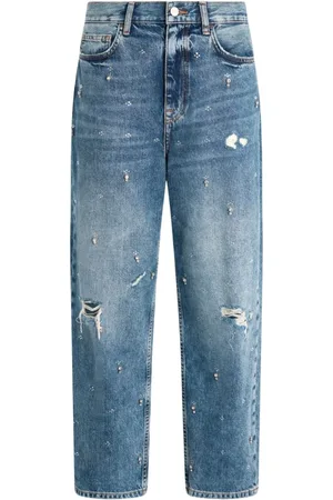 Liu Jo Jeans, Dames, Blauw, W27, Katoen, Blauwe Stijlvolle Dames Jeans