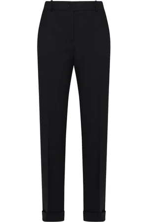 P.A.R.O.S.H. Broeken, Dames, Zwart, M, Wol, Zwarte broek