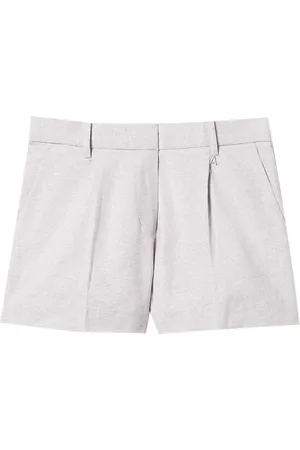 ACTITUDE Korte broeken, Dames, Grijs, S, Linnen, Chique Linnenmix Dames Shorts