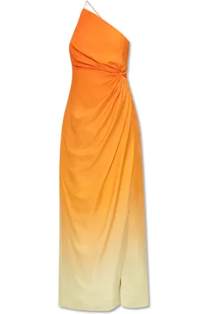 Cult Gaia Kleedjes, Dames, Oranje, S, Polyester, Jurk Valerie