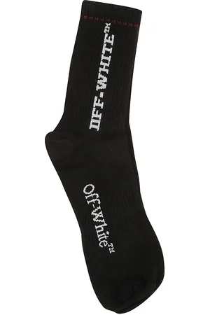 OFF-WHITE Ondergoed, Heren, Zwart, M, Katoen, Industrial Mid Sokken