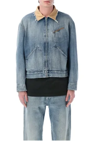 Maison Margiela Jassen, Heren, Blauw, XL, Denim, Klassieke Denim Jack voor Stijlvolle Look